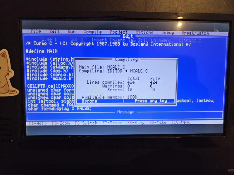 Book8088 with Turbo C launched