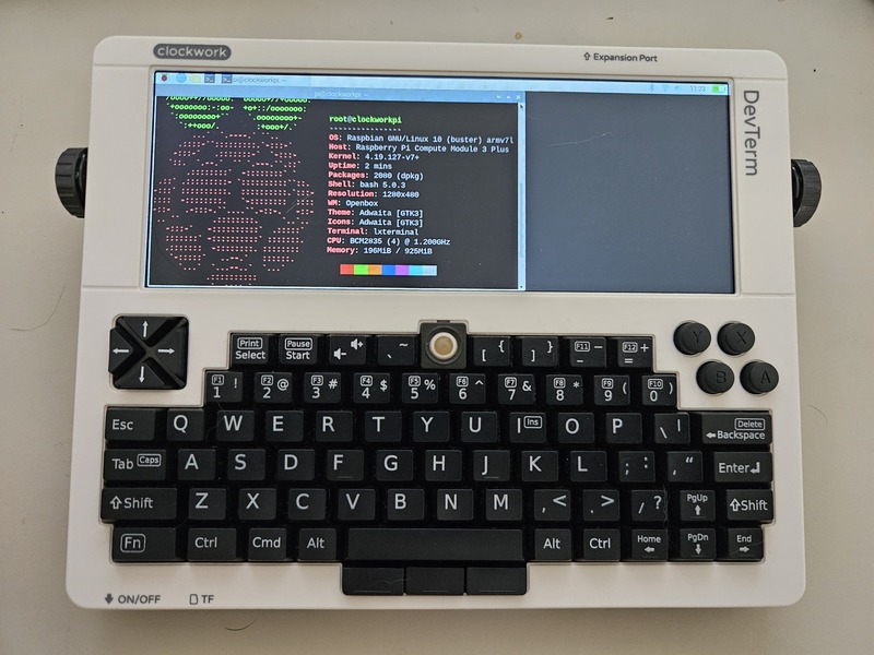 devterm running neofetch