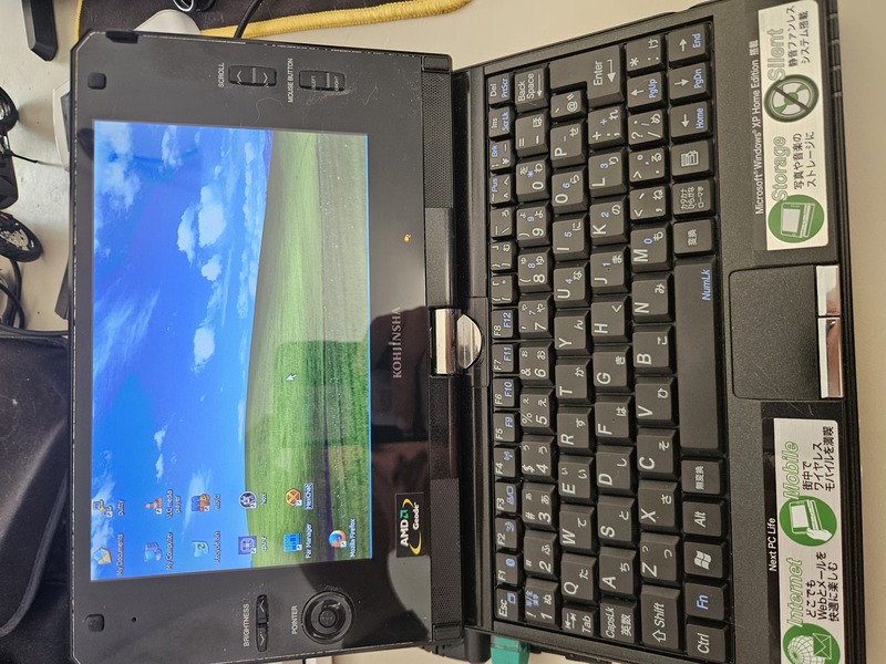 kohjinsa sa5 laptop running windows xp